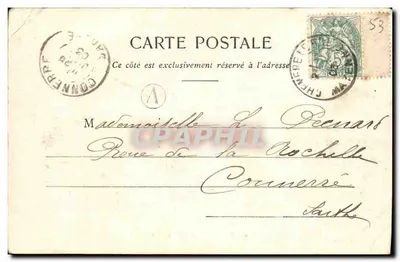 Ste-Suzanne (Mayenne) - Lado Leste — Hamel-Jallier et Cie — Verso