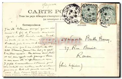 Mayenne — Most — Cliche Hamel-Jallier et Cie — Rewers