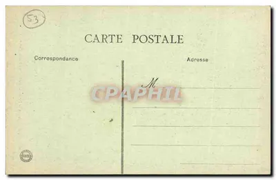 Mayenne (Mayenne) — Wnętrze Kościoła Najświętszej Maryi Panny — J. Sorel, wydawca, Rennes — Rewers