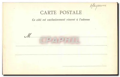 Laval — Stary Most i Zamek — Kolekcja B. D., Laval — Rewers