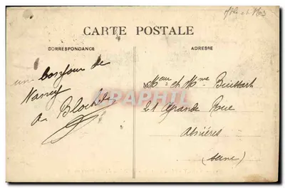 NANCY - Place Carrière - Pałac Rządu — wydawca Reverdun, nr 53 — Rewers