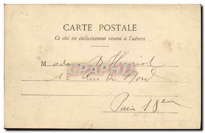 NANCY, L'Hôtel de Ville — Il Grand Salone delle Feste — editore Charles Herriot, n°46 — Verso
