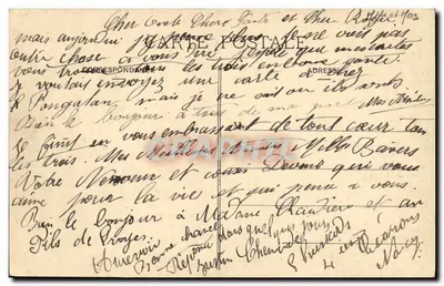 NANCY - Park Sainte-Marie — widok z jeziorem i mostem — wydawca nieznany, nr serii 195 — Rewers