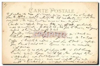 Quimper — A Estátua de Laënnec — Artaud et Nozais, Nantes — Verso