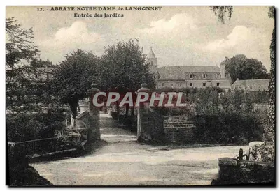 Abadia Nossa Senhora de Langonnet — Entrada dos Jardins — editor L.B. Paris, n°12