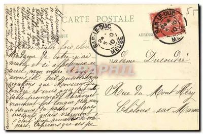 Bar-le-Duc - Torre del Reloj y Panorama - E.C. — Reverso