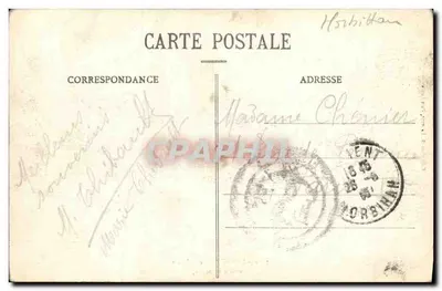 Larmor - El Calvario (Rétable Flamand) — editor H. Lamont, n° 3072 — Reverso