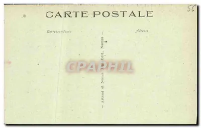 La Roche-Bernard (Morbihan) — As Rochas e a Vilaine — Artaud e Nozais, Nantes — Verso