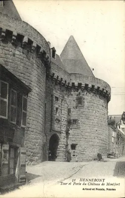 Hennebont — Torre e Porta do Castelo de Montfort — Artaud e Nozals, Nantes
