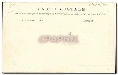 Belle-Ile-en-Mer — La Pointe des Poulains — editore sconosciuto, n° 1482 — Verso