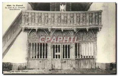 O Jubé da Capela São Nicolau — Faouët — Coleção Villard, Quimper