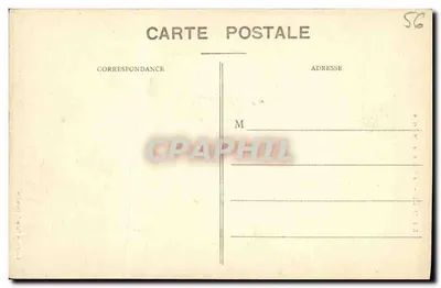 Le Faouët - A Estátua de Santa Bárbara — Coleção Villard, Quimper — Verso