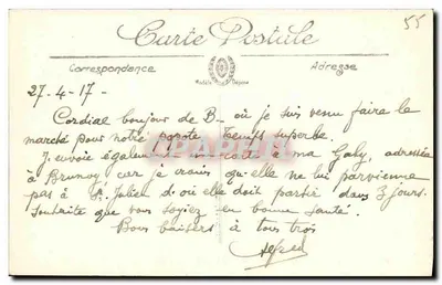 Bar-le-Duc — Rue Rousseau i Miasto Górne — LL. — nr 106 — Rewers