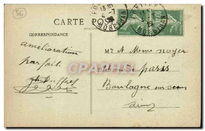 Pontivy — Szkoła Podstawowa dla Dziewcząt — Zbiór A. Warzou-St-Brieuc — Rewers