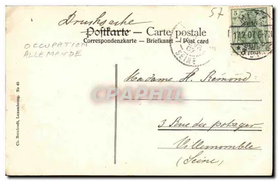 Metz. Prinz Friedrich Karl-Tor. Brama Princesa Fryderyka Karola. — Rewers