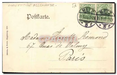 Metz — Katedra — wydawca Lénick & Rubin, nr 904 — Rewers
