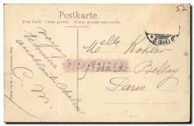 Metz — Rue Paixhans — uitgever K. P. Guilleaume, n° 18943 — Achterkant