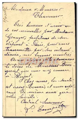 Metz — Poilu Wyzwoliciel — Pomnik żołnierzy francuskich — Harmignies, n°49 — Rewers