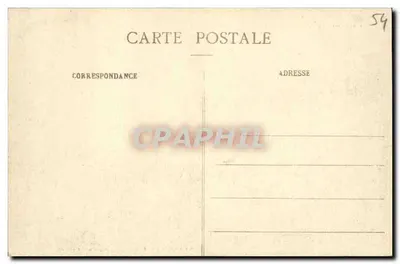 Okręg Toul — Przezroczysty most Mioselle w Pont de Villy-le-Sec — Gerdon & Briquet, wydawcy Toul — Rewers