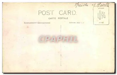 Lironville — ruïnes van de kerk na 1915 — A.R. — Achterkant