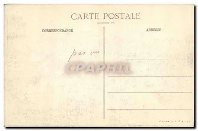 Lunéville - Os Alemães detonam o ponte sobre o Canal dos Grandes Moinhos antes de saírem em 1914 — Verso