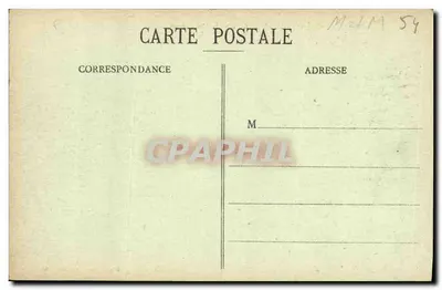 Lunéville - Les Bosquets - O Castelo — editor G. Buisson, Lunéville — Verso