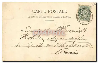 Pont-à-Mousson — Os Sete Pecados Capitais, residência do duque de Guise, cardeal de Lorena no século XVI — Lib. Lipp, Paris — Verso
