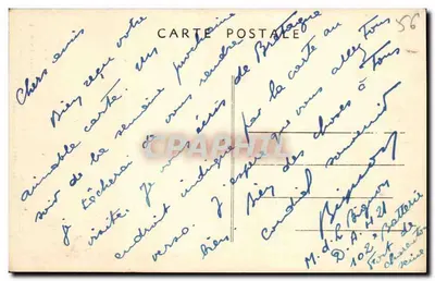 Malestroit (Morbihan) — Poço do século XIII - Cabeça notável de Cristo encontrada no fundo — editor Morazas, n° 17 — Verso