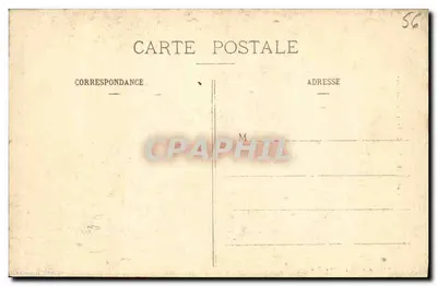 Groix - Le Trou du Tonnerre — vista da falésia e das ondas — editor Port-Louis, n° 1168 — Verso