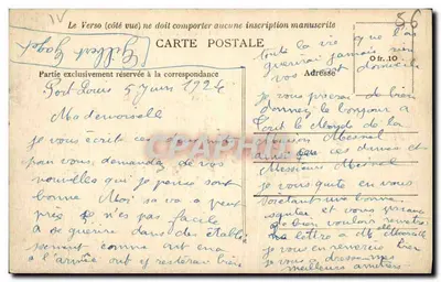 Port-Louis — A Praia — Laurent-Nel, Rennes, n°431 — Verso