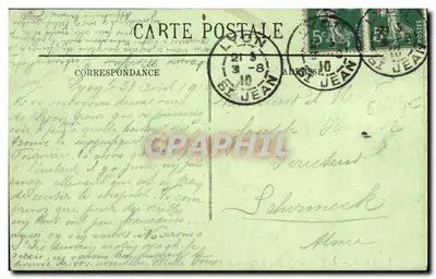 LYON — Le Palais de Justice, le Côteau de Fourvière, la Tour et le Restaurant Gay — LL. — Verso
