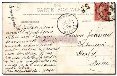 Dijon - Kościół św. Michała i Giełda Handlowa — L. V., wyd. — Rewers