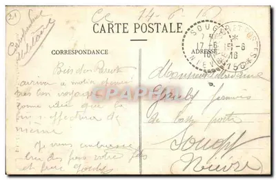 Dijon — Absydę Kościoła Świętego Benignusa — L. P., Wyd. — Rewers