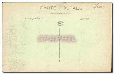 Verdun — Outrora — O Palácio de Justiça — Editor La Bourse, n° 2535 — Verso