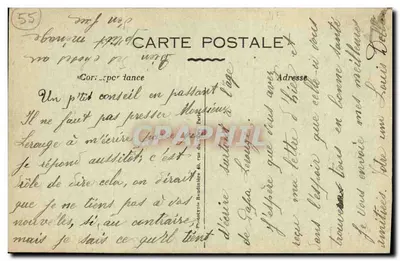 Bombardowanie Verdunu — Ogólny widok z katedry — Fotograf: Vue Paris — Rewers