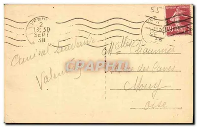 Cmentarz Narodowy w DOUAUMONT — noc — 20 000 grobów — Rewers