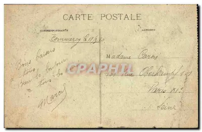 Commercy — Il Castello — Editore Dor, numero di serie non visibile — Verso