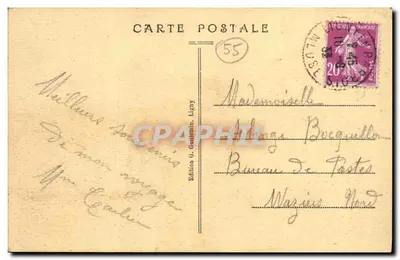 LIGNY-en-BARROIS — O Ponte da Herval — Edição G. Guinémin, n°55 — Verso