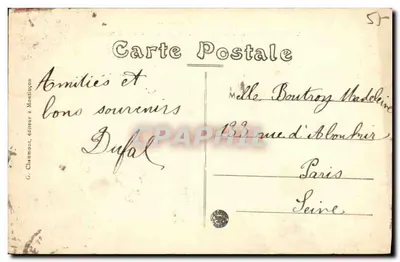 Commentry — Ogólny widok fabryk — Ogólny widok miasta — G. Chamont, wydawca w Montluçon — Rewers