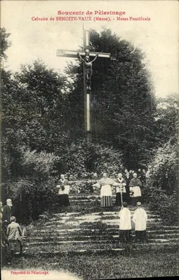 Calvário de Benoite-Vaux (Meuse) — Missa Pontifical — Propriedade do Pelerinagem