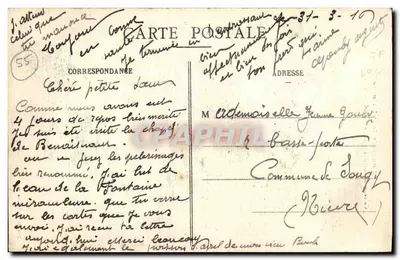 Calvário de Benoite-Vaux (Meuse) — Missa Pontifical — Propriedade do Pelerinagem — Verso