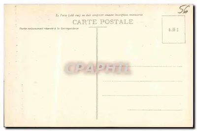 VANNES - O Castelo Gaillard, antigo Hotel do Parlamento da Bretanha — Fachada Sul, séculos XIV e XVI — Coleção Laurent-Nel, Dicnues, n° 4226 — Verso