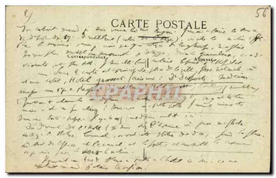 Pontivy — Praça Nacional e Estátua do Geral de Lourmel morto diante de Sébastopol (Dia de Inkermann — 1811-1854) — Verso