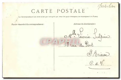Pontivy — Zamek Rohan — Zbiór Villard, Quimper — Rewers