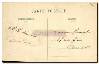 Auray - El Campo de los Mártires — editor Laurent, Port-Louis, n° 380 — Reverso