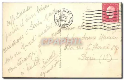 Lourdes — Miasto, Fort i Wielki Jer — Wydawnictwo Lourdes, nr 296 — Rewers