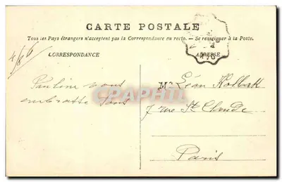 The Pyrenees — Lourdes, The Forts and the Castle — A. Villatte, publisher, Tarbes — Back