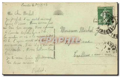 Lourdes — Bazylika i Esplanada — wydawca nieznany, nr 9 — Rewers