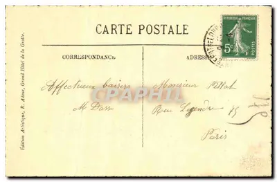 Lourdes — O Castelo e o Pic du Jer — LL — Verso