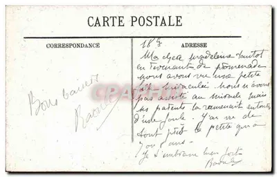Lourdes — La Grotte avant le départ de la Procession — n° 2669 — Verso